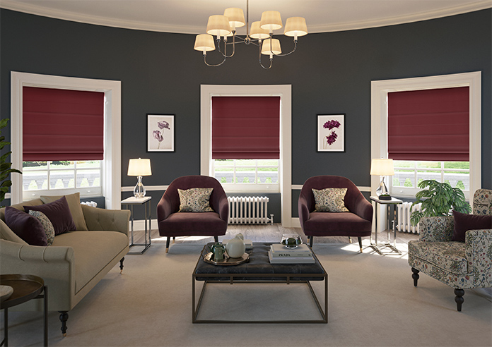 Kyoto Faux Silk, Holly - Twist&Fit Roman Blind - Image 8